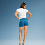 Min Blue Denim Short - Image 3