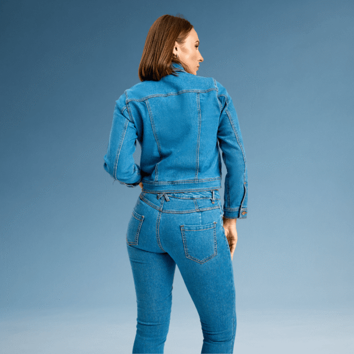 Mid Blue Denim Jacket - Image 3