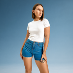 Min Blue Denim Short - Image 4