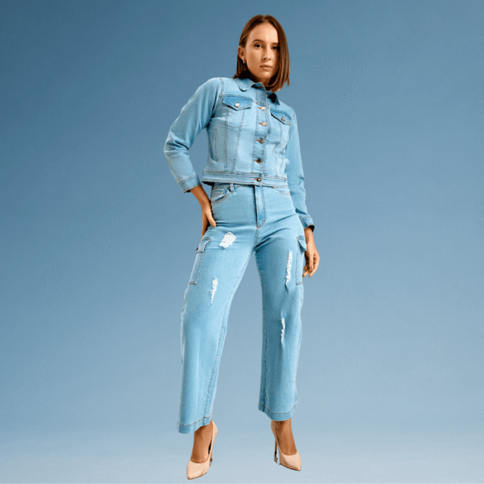 Light Blue Denim Jacket - Image 4