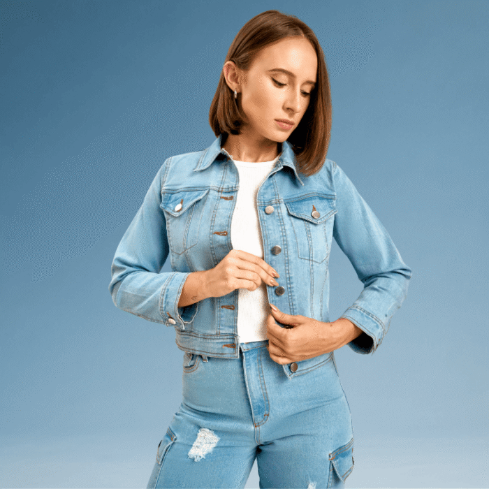 Light Blue Denim Jacket - Image 3