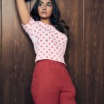 High-Waisted Red Shorts