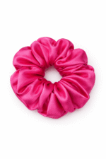 Satin Scrunchie Set – Red, Hot Pink & Baby Pink (3 Pack) - Image 4