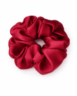 Satin Scrunchie Set – Red, Hot Pink & Baby Pink (3 Pack) - Image 3