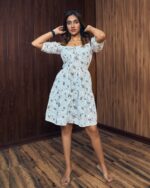 Meadow Bloom Eyelet Dress - Image 2