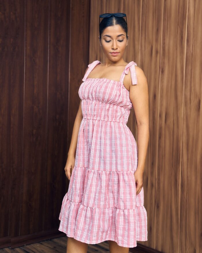 Rose Garden Tiered Midi Dress - Image 2
