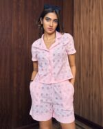 Blush Bloom Eyelet Shorts - Image 2