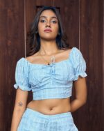 Skyline Tie-Back Crop Top - Image 2