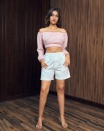 Classic White Tailored Shorts