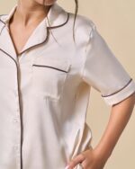 Ivory Satin PJ Set - Image 5