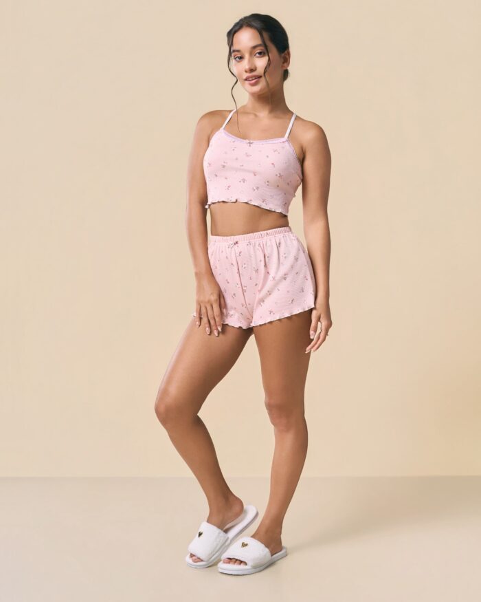 Blush Bloom Cami Set - Image 5