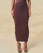 Mocha Essential Maxi Skirt - Image 2