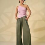 Olive Wide Leg Pant