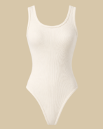Ivory Rib Bodysuit - Image 2