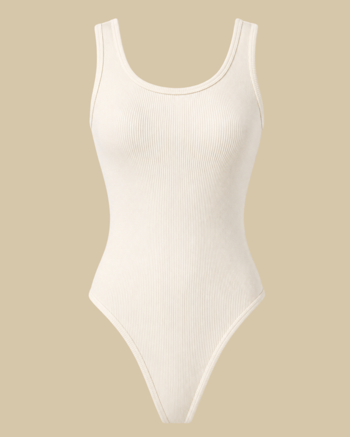 Ivory Rib Bodysuit - Image 2