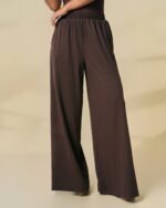 Mocha Wide Leg Pant - Image 2