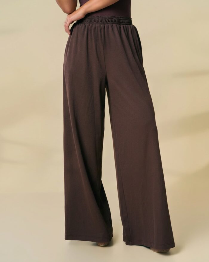 Mocha Wide Leg Pant - Image 2