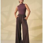 Mocha Wide Leg Pant