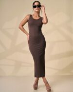 Mocha Essential Maxi Dress