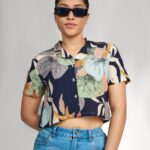 Tropical Escape Cropped Shirt
