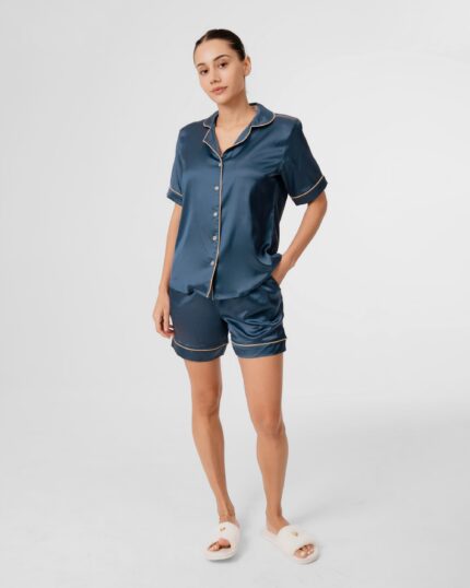 Teal Nights Short Set